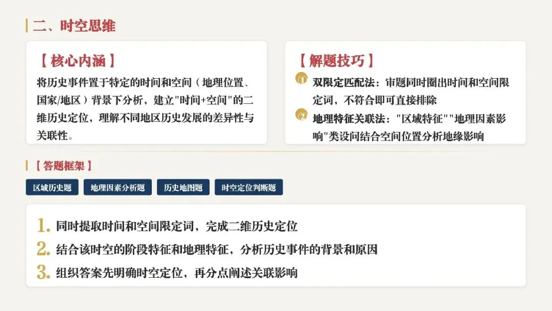 中考复习 | 初中历史10类核心思维解题方法 第5张