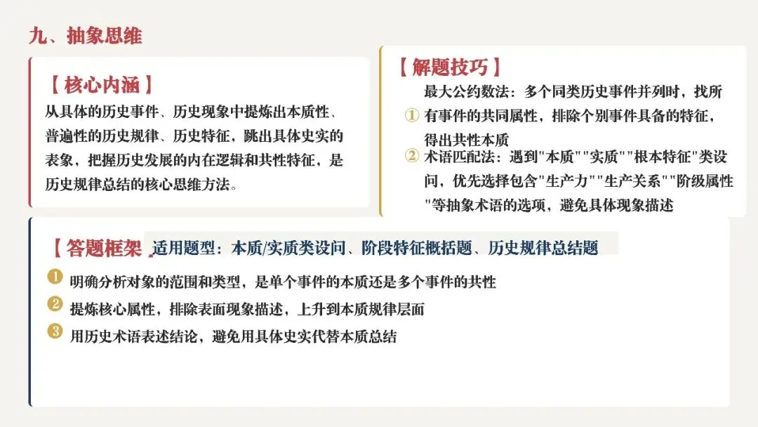 中考复习 | 初中历史10类核心思维解题方法 第17张