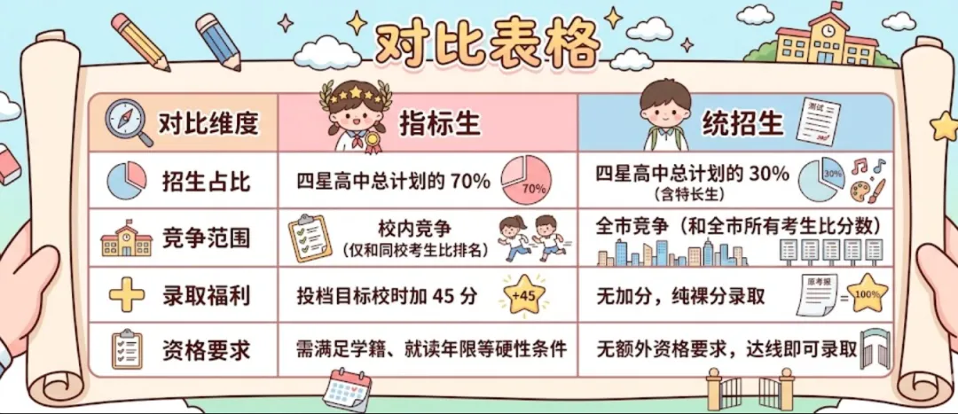 2026 中考指标生政策全解析:45 分加分规则 + 录取流程 填报技巧! 第2张