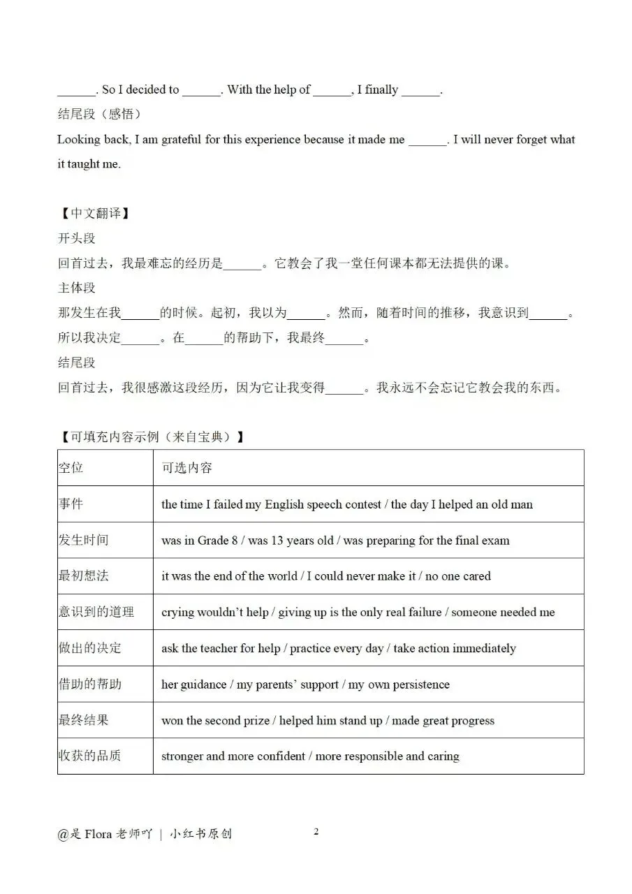 试卷分析|26年香坊区二模英语试卷(附写作范文和模板) 第12张