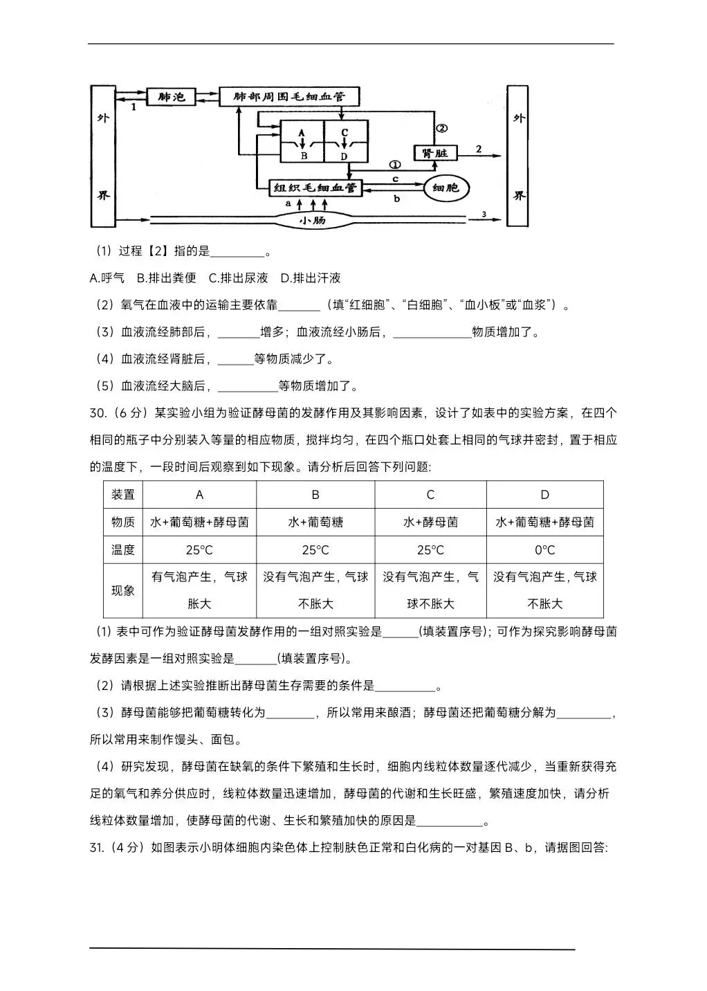 《2026中考预警:生物这10个高频考点,模拟卷四已经全部覆盖!》 第5张