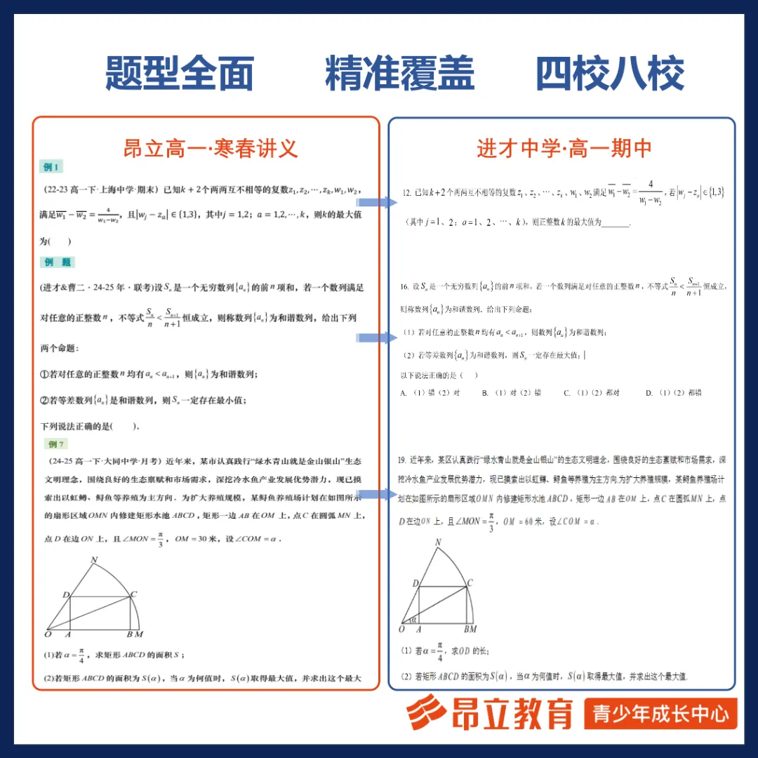 期中大捷|高中数学讲义直击各校真题,实力铸就高分 第4张