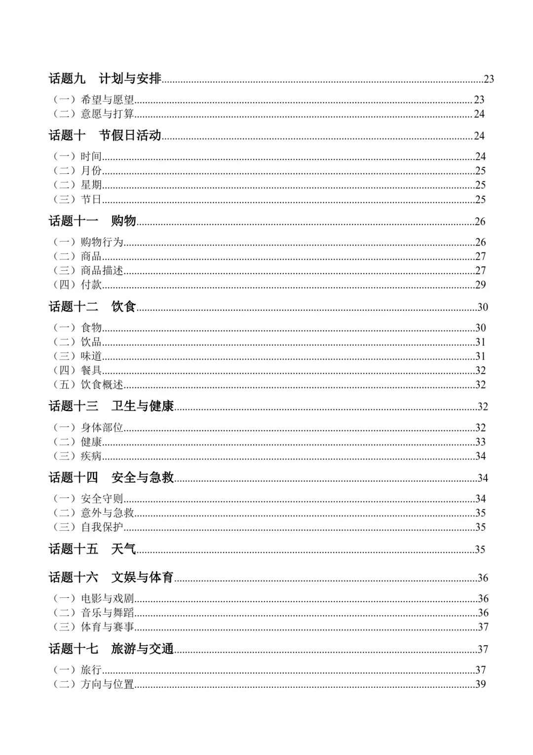 最后冲刺神器-中考英语新课标热点话题必备词汇(记背+默写版)可下载打印 第3张