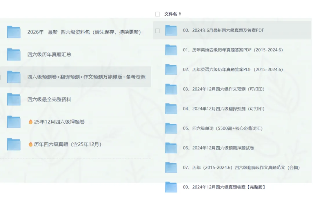 【大学英语四级真题】2015-2025 (CET-4) 大学英语四级真题试卷+音频+答案解析(含最新25年12月) 第1张