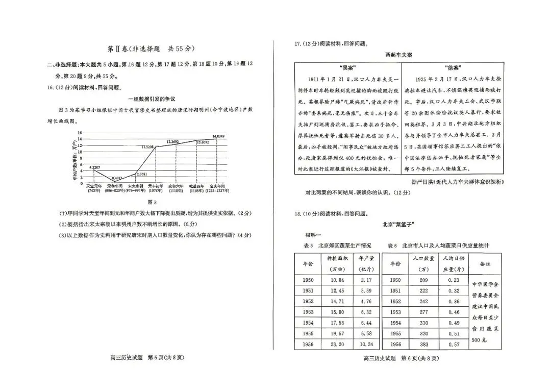 【滨州二模】滨州市2026届高三第二次模拟考试-历史 第4张