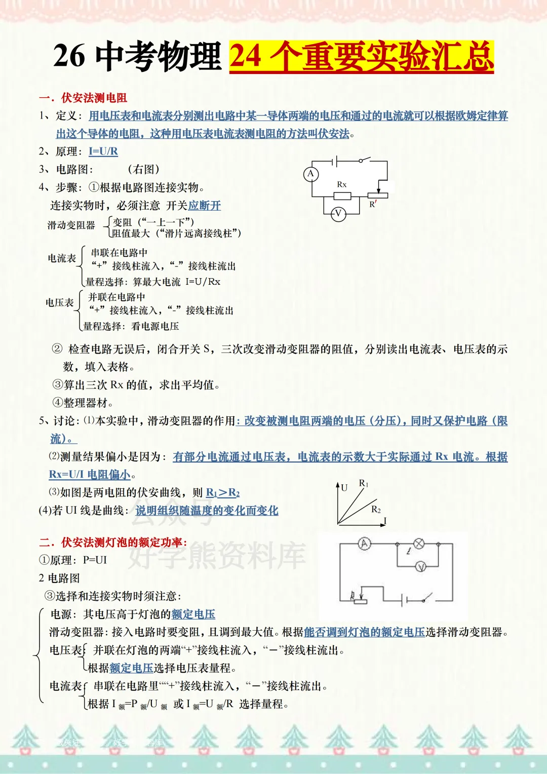 【中考复习】2026中考物理24个重要实验汇总 第1张