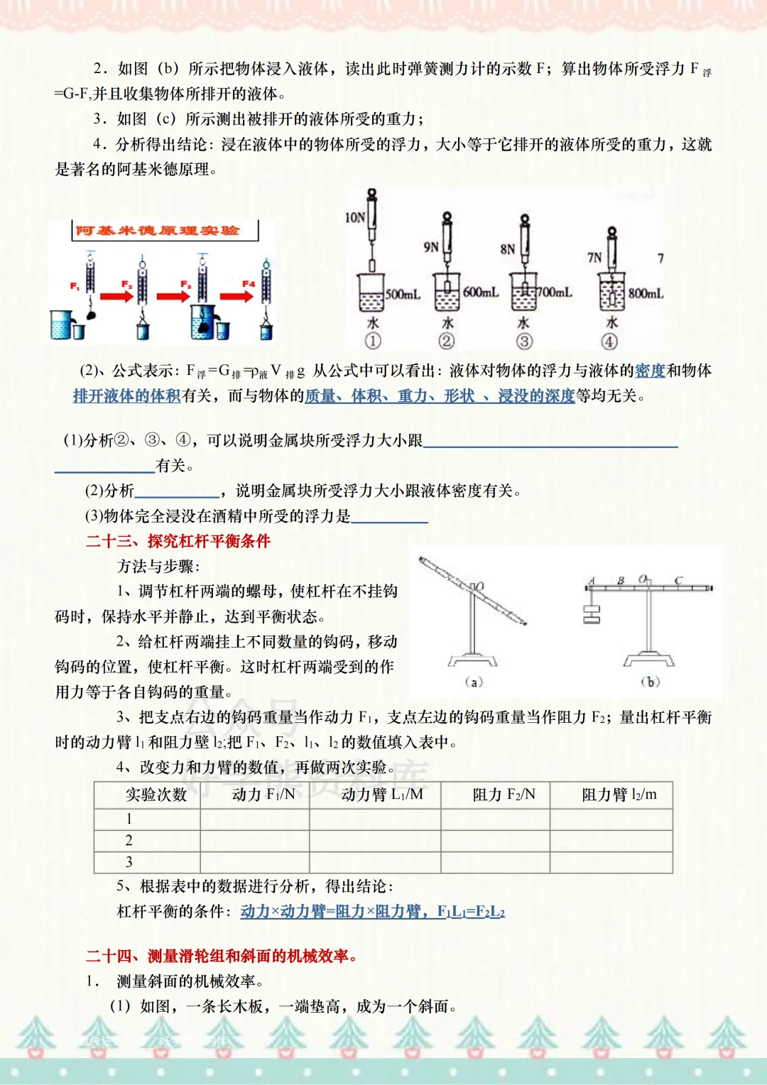 【中考复习】2026中考物理24个重要实验汇总 第13张