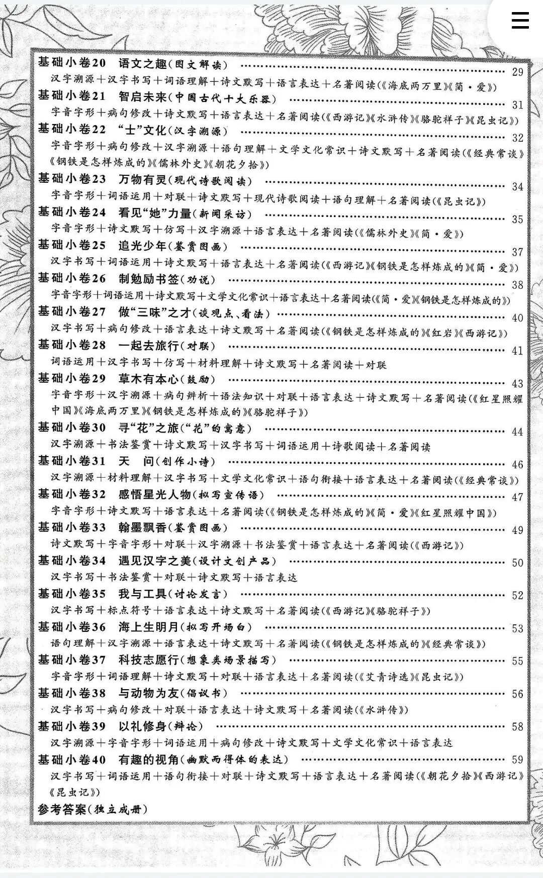 2026中考基础小卷 第2张