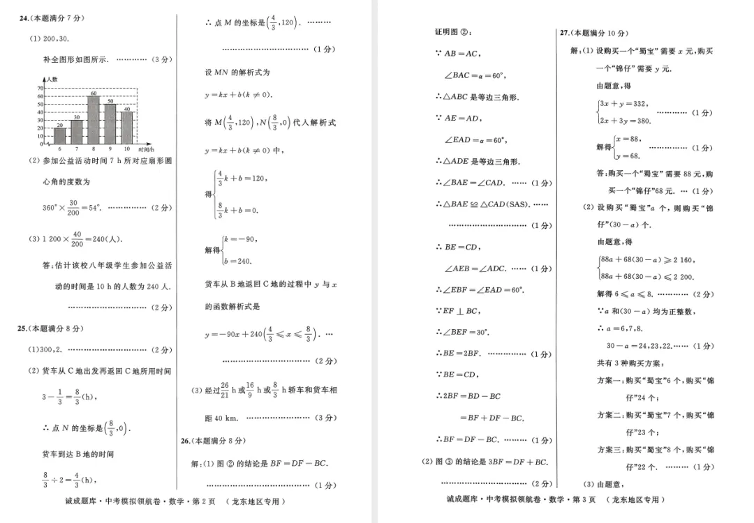2026版中考《诚成题库模拟领航卷》(语文、数学、英语、物理、化学、历史) 第9张 2026版中考《诚成题库模拟领航卷》(语文、数学、英语、物理、化学、历史) 第9张