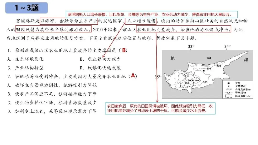 【真题解析】——2025年地理高考广西卷 第2张