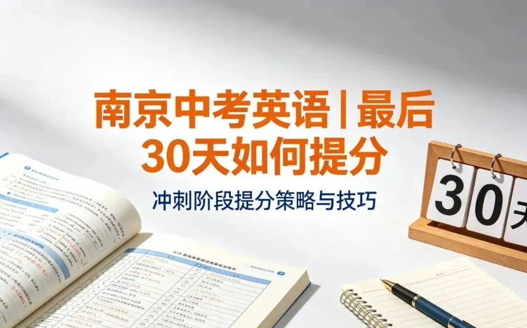 南京中考英语|最后30天如何提分 第1张