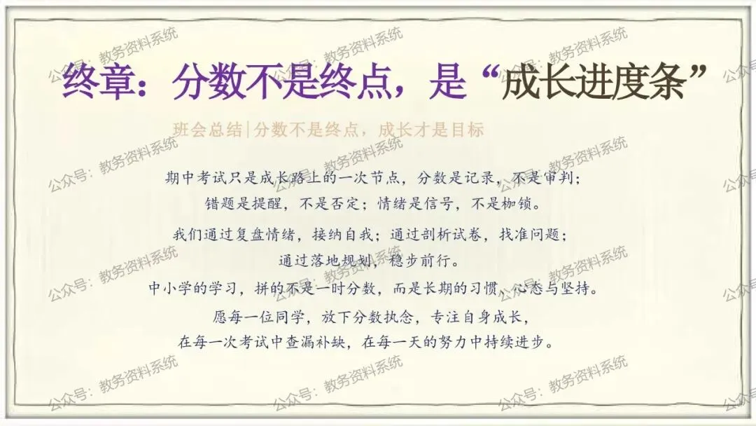 期中考后情绪调节·试卷复盘·下半学期成长规划 第24张