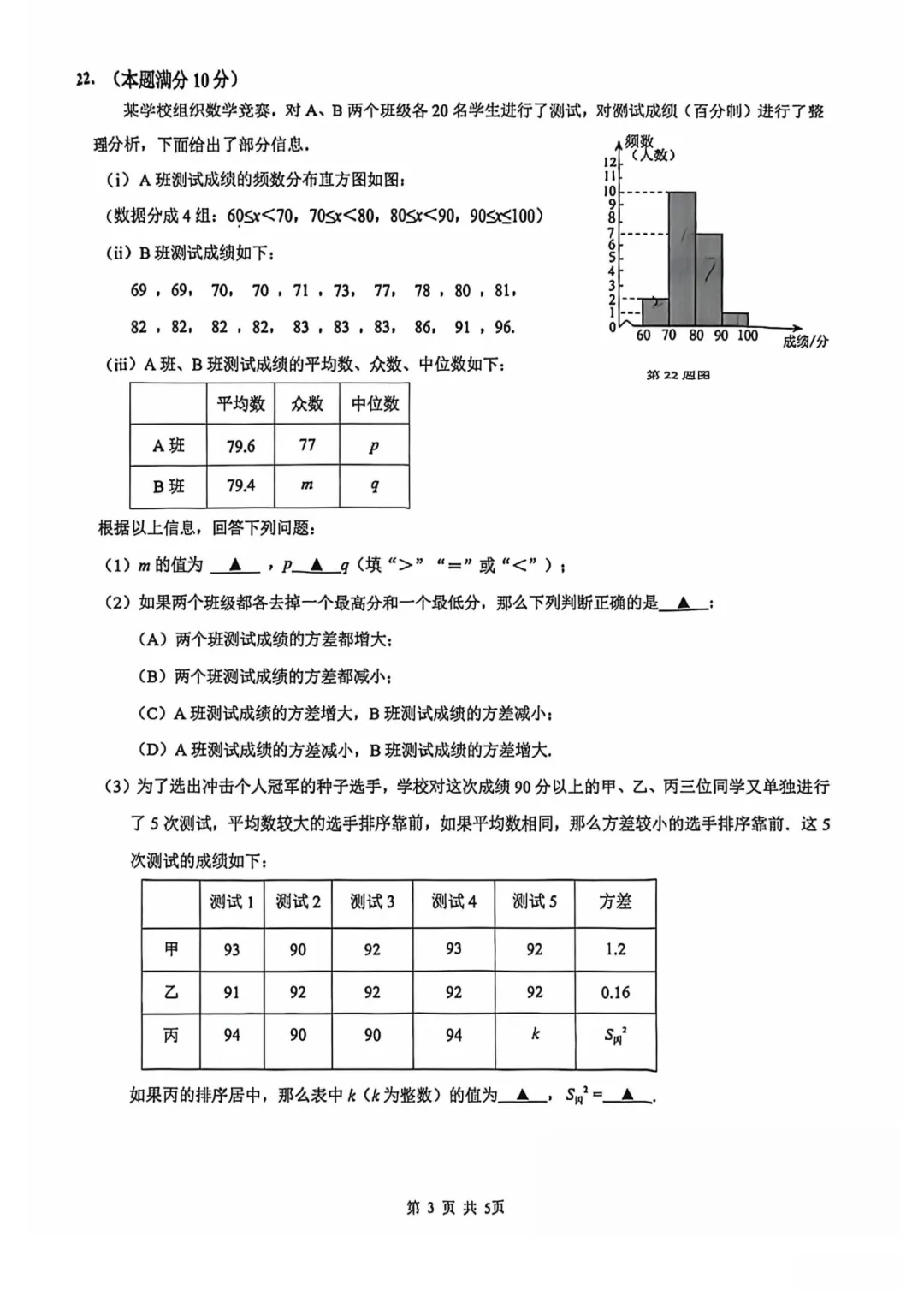 上海中考二模数学各区域真题完整版汇总,附难度点评,免费领取! 第50张