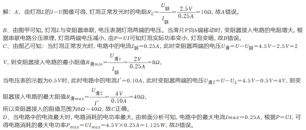 【中考物理】重庆近三年中考物理第8题真题呈现 第4张