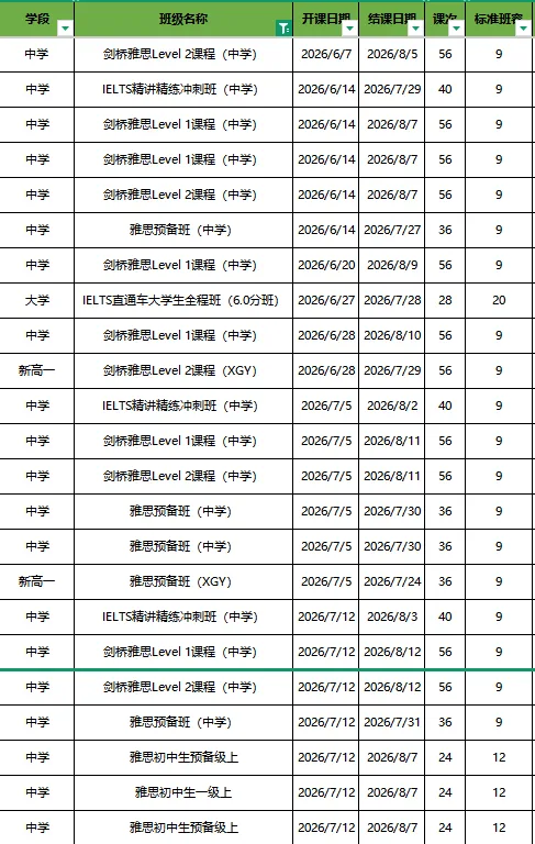 雅思考哪些内容?评分规则?附词汇/剑雅真题/课程 第6张