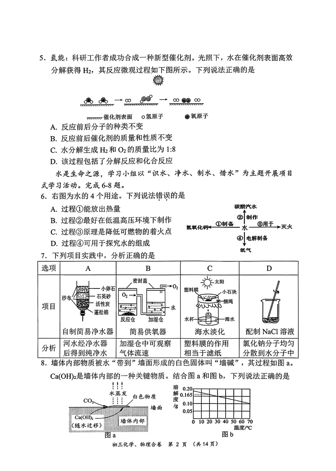 速领!深圳2026届中考各区二模真题+答案全汇总,考前冲刺必刷 第35张