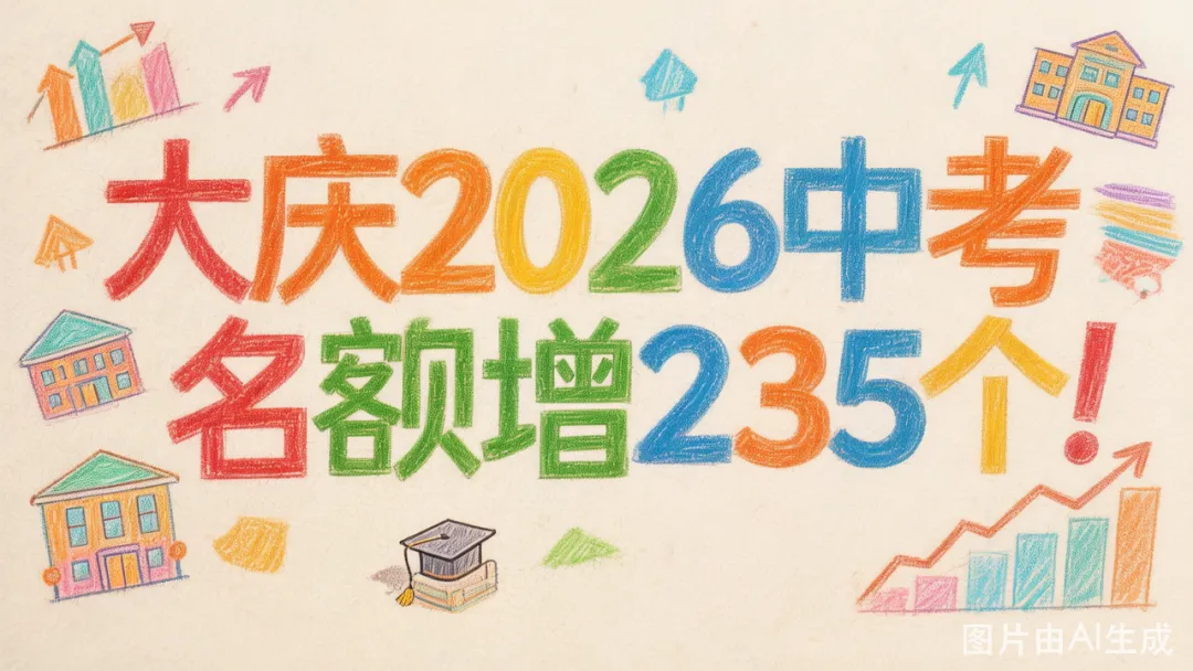 大庆2026中考重磅!名额增235个,这所学校特长生直接翻倍 第2张