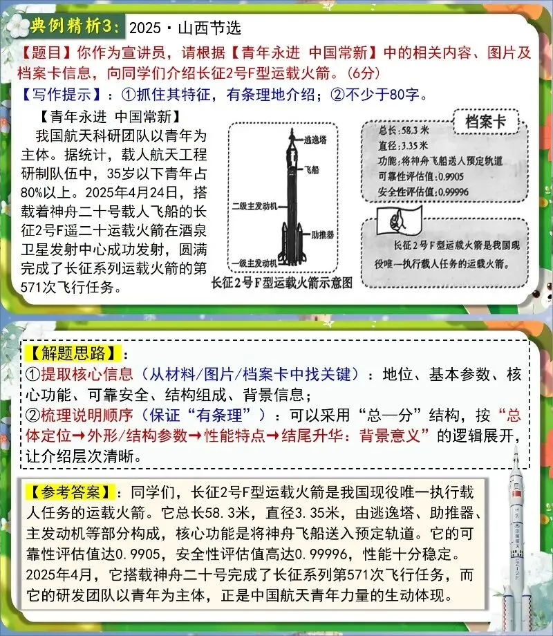 中考非连续文本阅读详细版,这样讲很清晰! 第16张