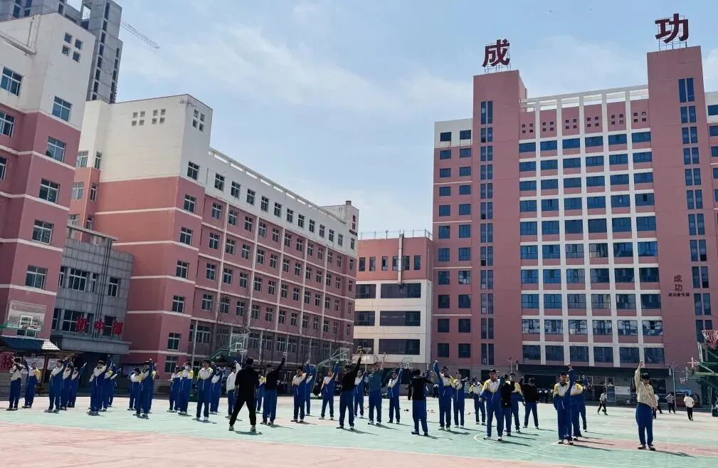 提前蓄力,备战体育中考——成功初二年级开展中考体育项目训练 第4张