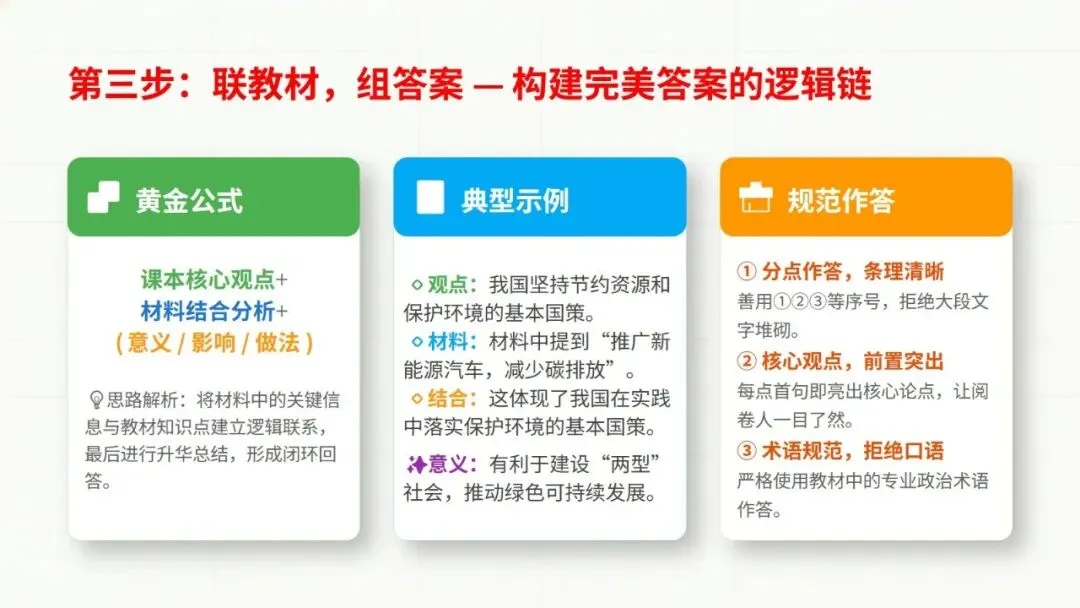 2026道德与法治中考复习题型专题二——主观题总解题技巧 第7张