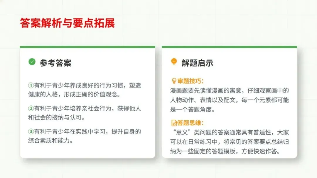 2026道德与法治中考复习题型专题二——主观题总解题技巧 第21张