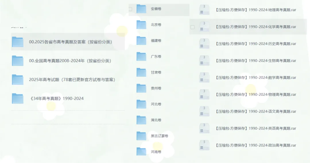 重庆省高考历年真题(2008-2025),语/数/英/物/化/生/历/地/政,全科目 含历年空白卷+详细答案解析(电子版PDF可编辑可打印) 第2张 重庆省高考历年真题(2008-2025),语/数/英/物/化/生/历/地/政,全科目 含历年空白卷+详细答案解析(电子版PDF可编辑可打印) 第2张