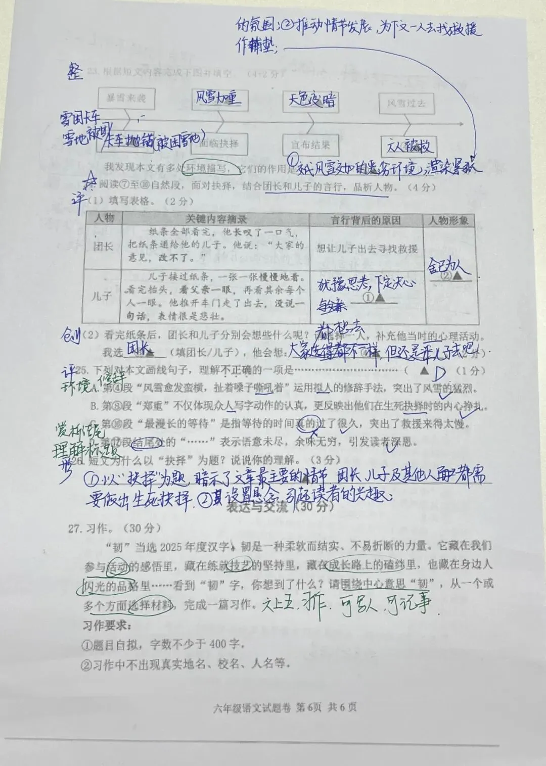 【真题分享】2025学年浙江省丽水市龙泉市六上期末 第7张