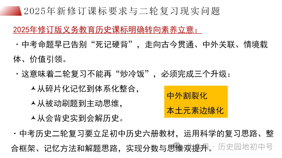 中考复习 | 立足横向贯通、纵向联动的初中历史二轮复习策略 第9张