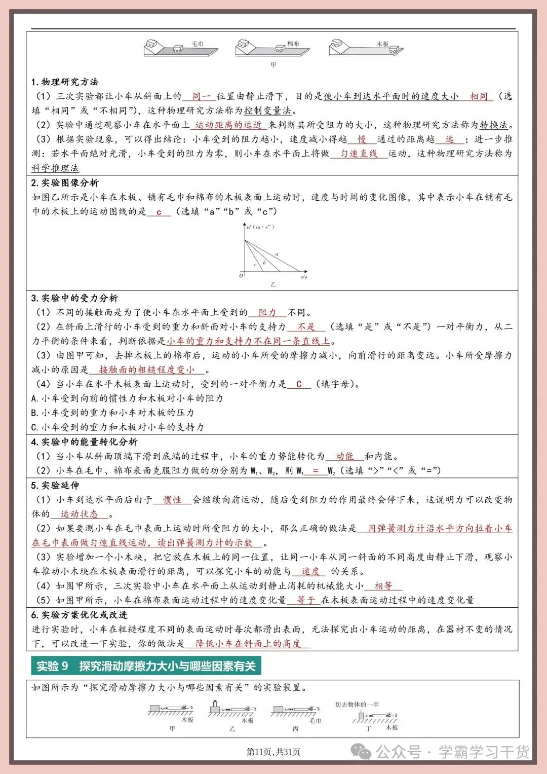 2026年新版中考物理实验总结 第11张