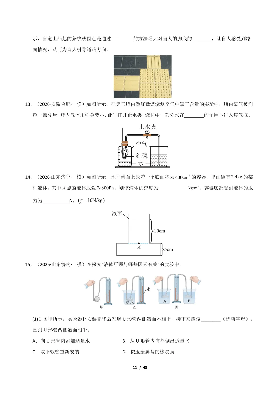 【冲刺讲义】2026年中考物理考前20天冲刺讲义(三)限时下载! 第12张