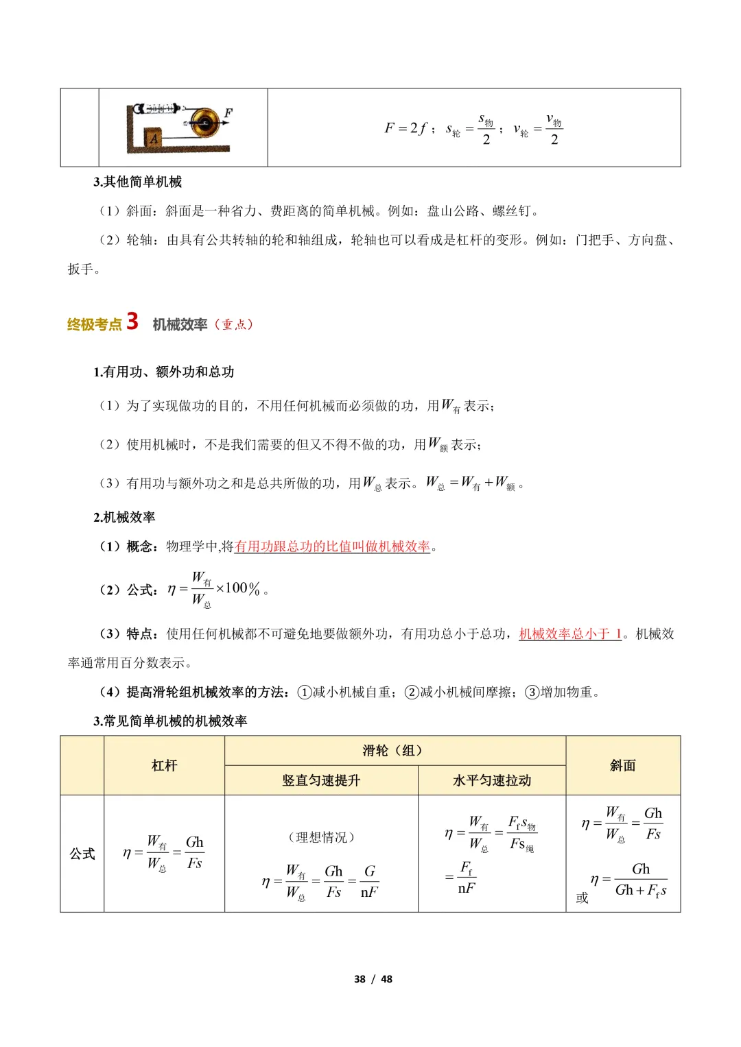 【冲刺讲义】2026年中考物理考前20天冲刺讲义(三)限时下载! 第39张