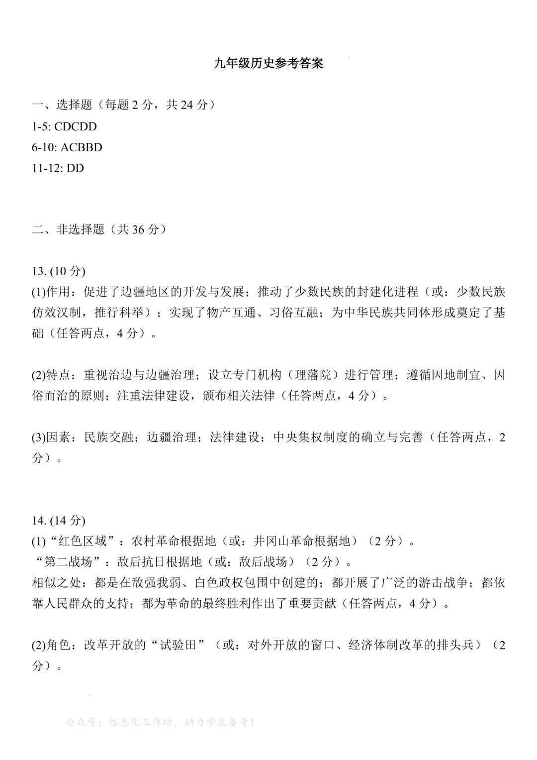 2026年秦皇岛海港区初中学业水平模拟考试 ----历史试卷+答案 第8张 2026年秦皇岛海港区初中学业水平模拟考试 ----历史试卷+答案 第8张