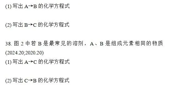 中考化学—重点化学方程式大过关 第9张