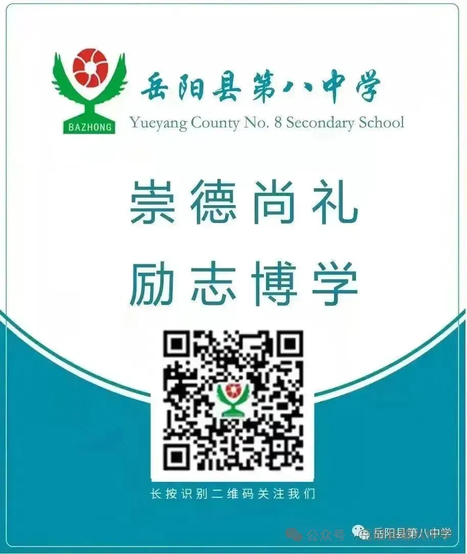 共研共进,聚力中考——岳阳县第八中学教育集团复习示范课活动圆满举行 第39张