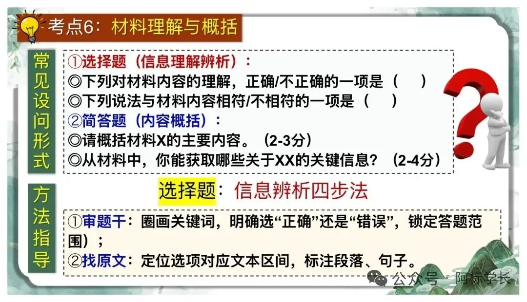 中考非连续文本阅读理解复习(二)PPT 第29张