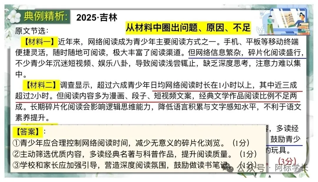 中考非连续文本阅读理解复习(二)PPT 第31张