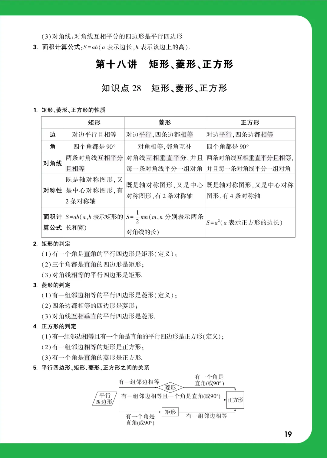 中考数学考前速查37个必考知识点 第22张