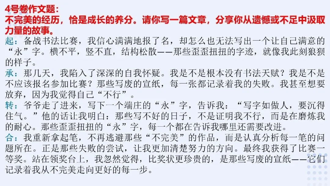 中考作文考前串讲 第23张