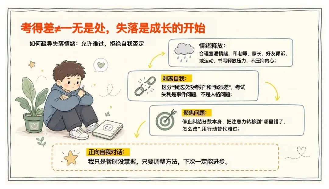期中考后三件事:情绪调节+试卷复盘+下半学期规划(含逐字稿) 第8张