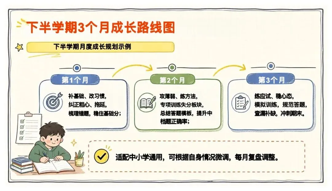 期中考后三件事:情绪调节+试卷复盘+下半学期规划(含逐字稿) 第19张