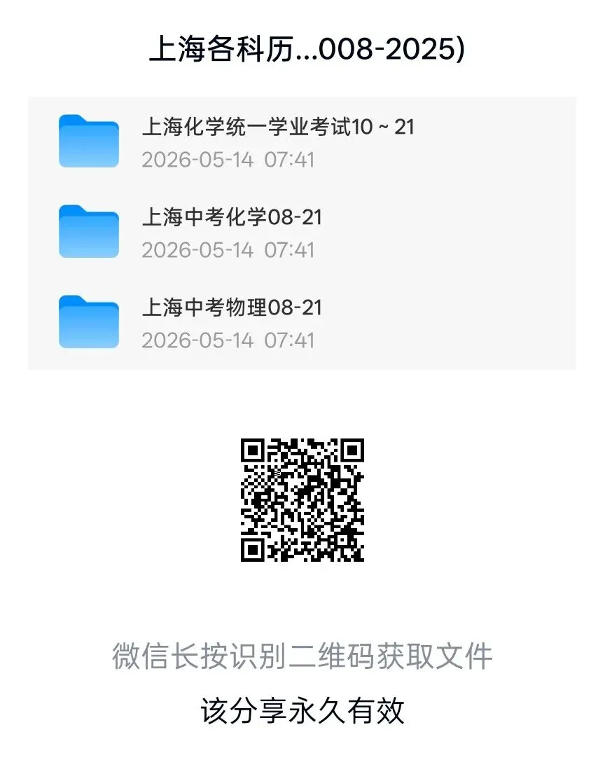 上海中考命题人小道消息|历年中考真题下载 第3张