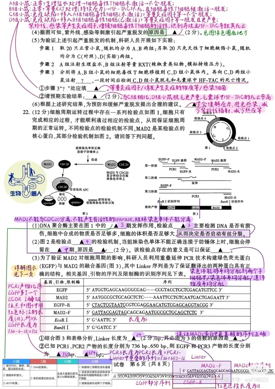 2026年南通二模高三生物试卷详细解析 第9张