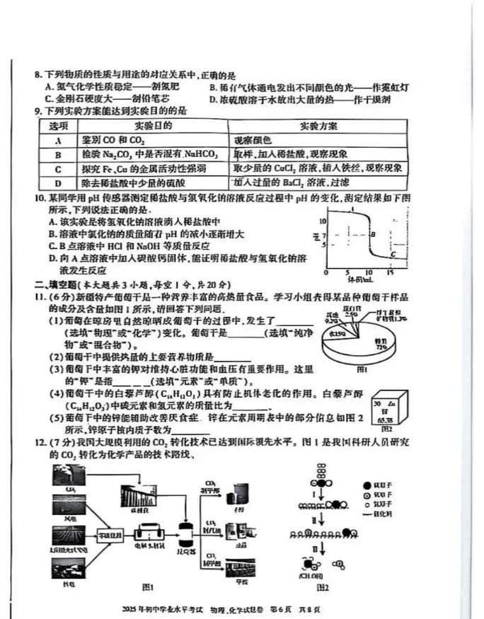 2025年新疆中考真题试卷+答案解析【全科】免费分享下载! 第2张