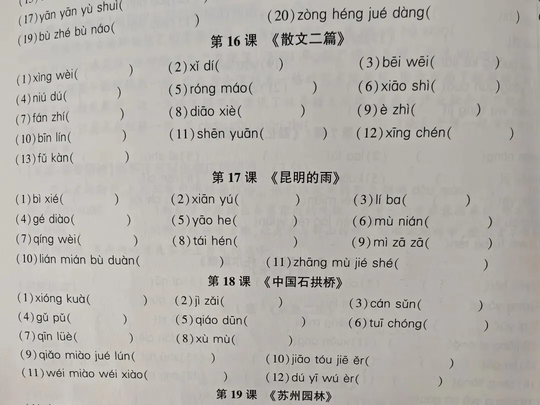 中考复习之字词 第2张