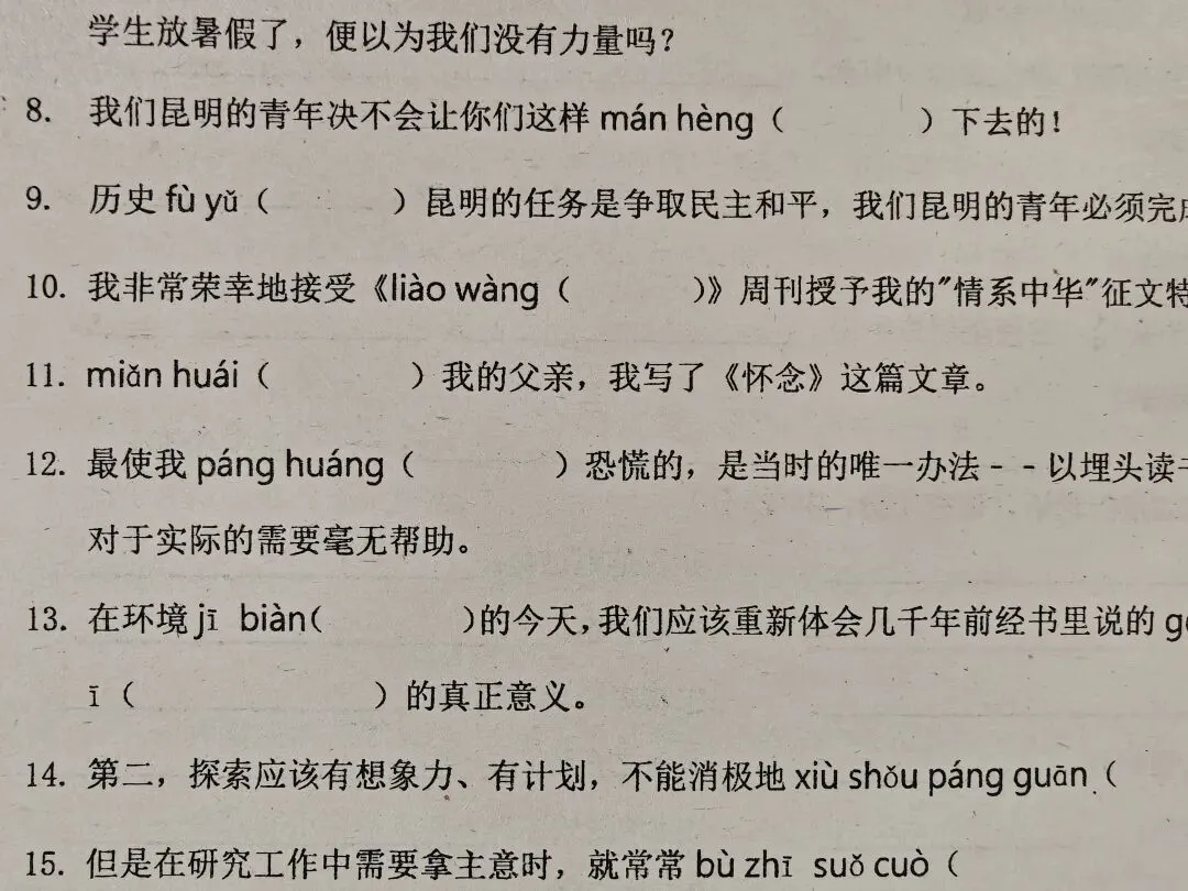 中考复习之字词 第4张