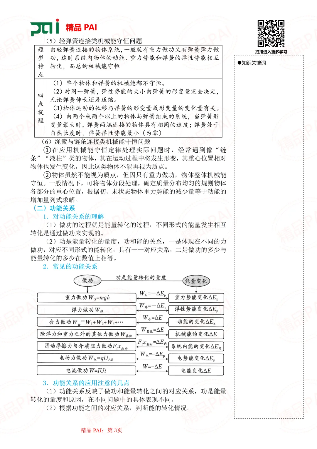 高中物理考点全析与经典真题---必修二:11.机械能守恒定律 第4张