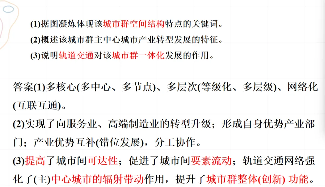 基于高考真题的“大都市辐射带动”教研分享 第3张 基于高考真题的“大都市辐射带动”教研分享 第3张