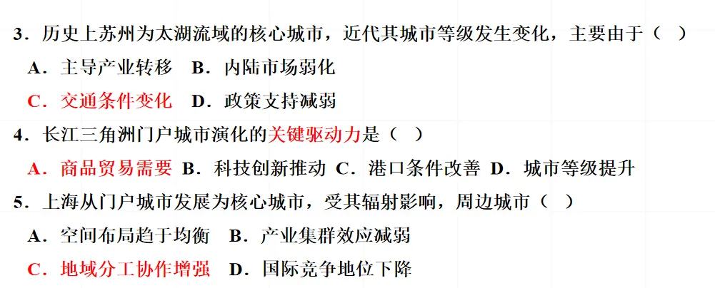 基于高考真题的“大都市辐射带动”教研分享 第7张 基于高考真题的“大都市辐射带动”教研分享 第7张