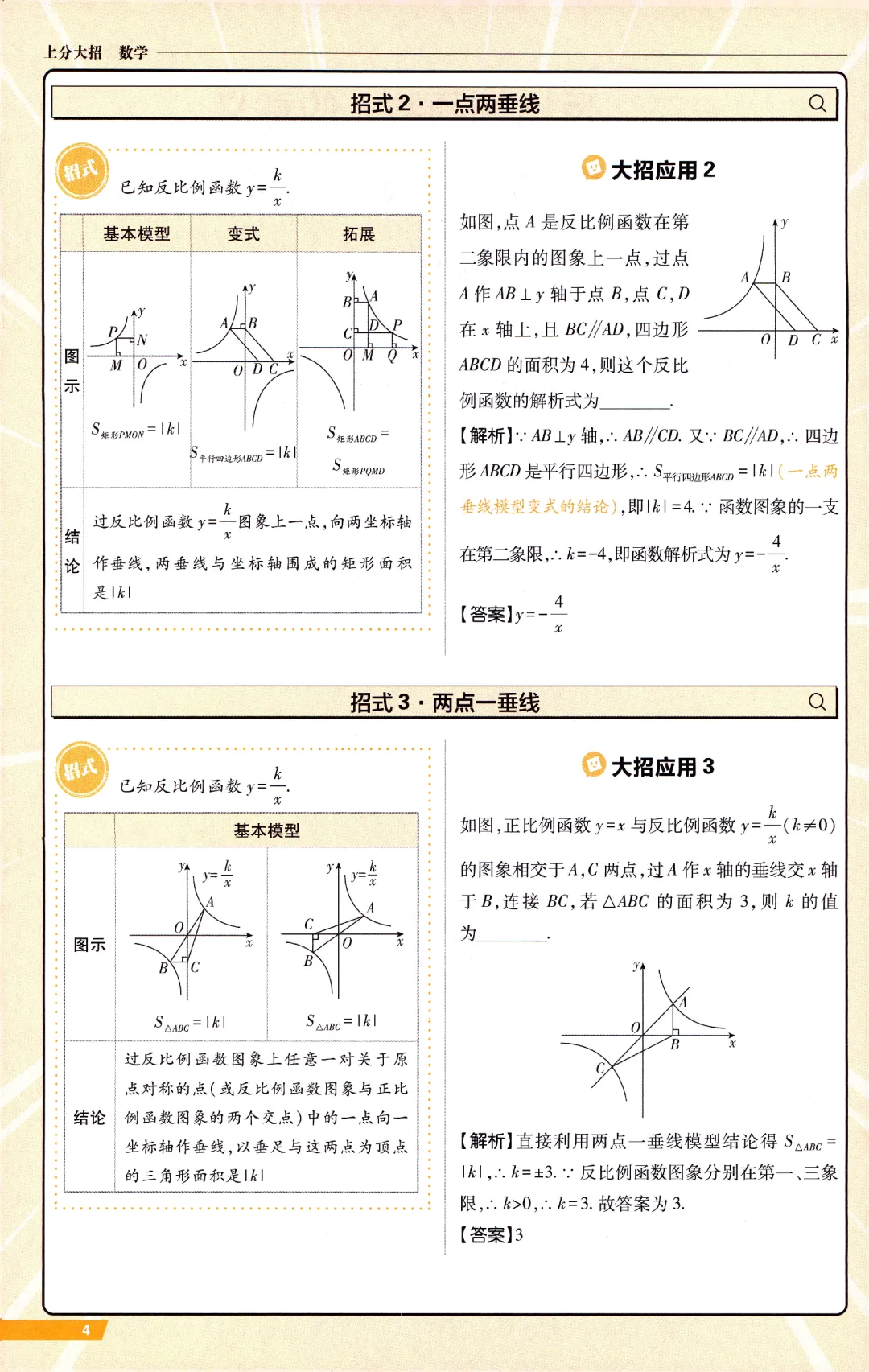 中考数学冲刺‖14个大招讲义 第4张