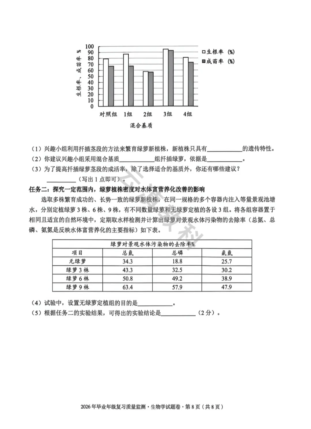 2026年盘龙区初中二模试卷(全) 第33张